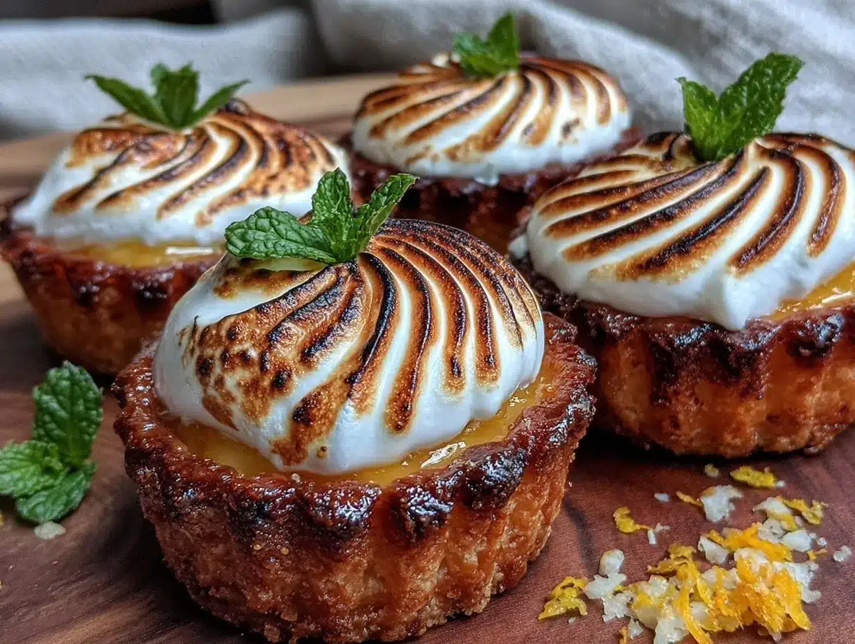 mini lemon meringue tarts preparation steps