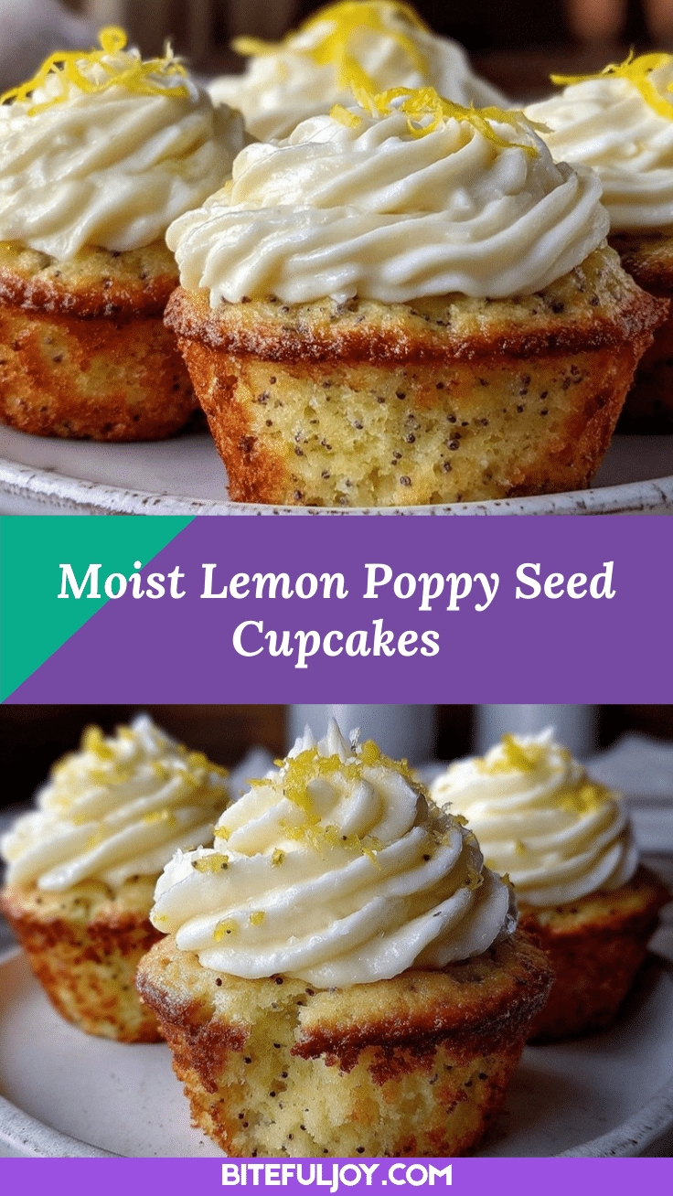 moist lemon poppy seed cupcakes recipe