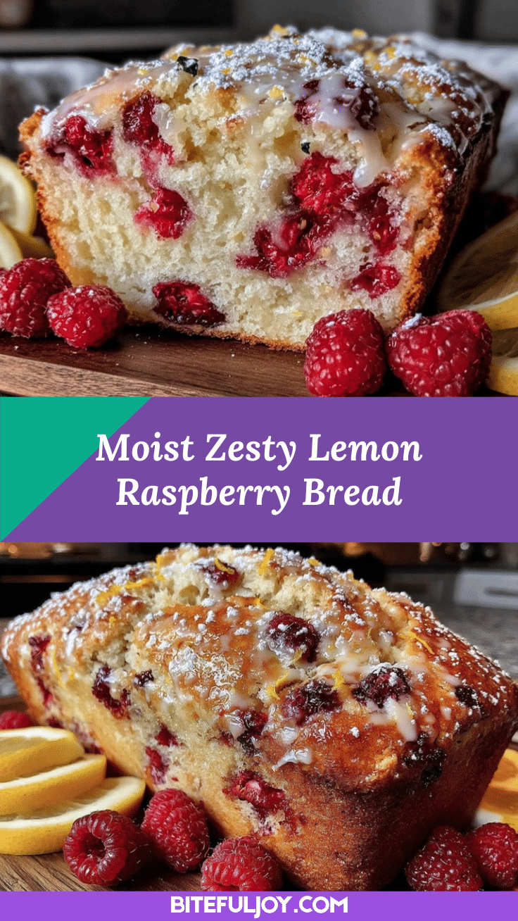 moist lemon raspberry bread recipe