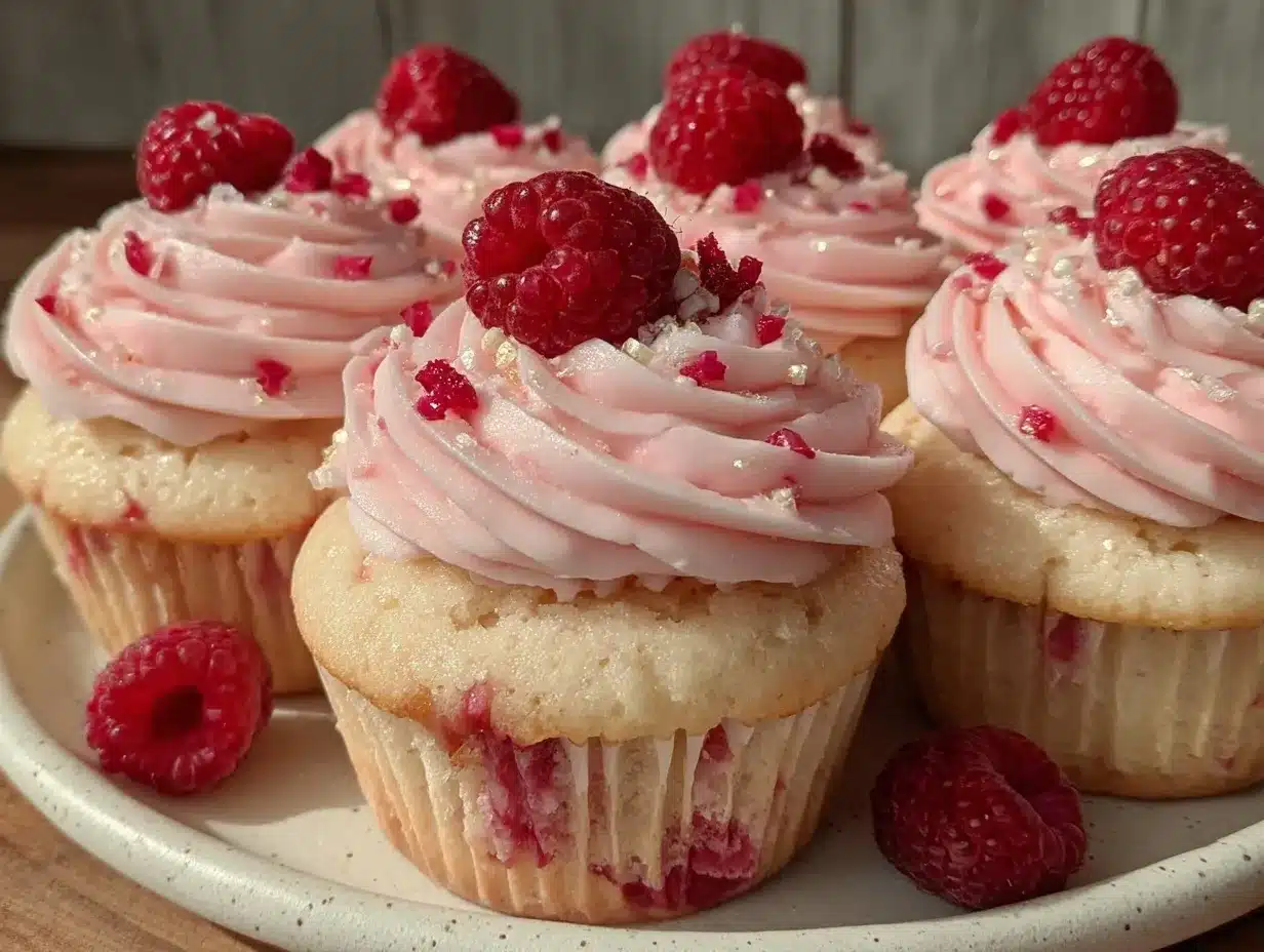 pink champagne cupcakes preparation steps