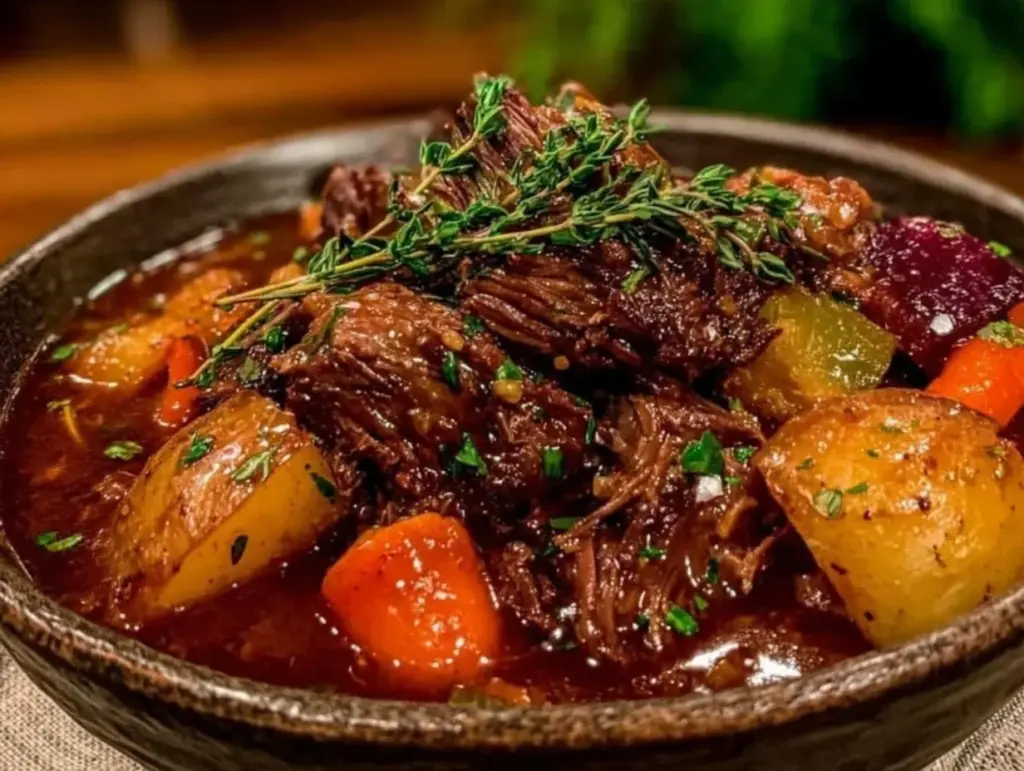 slow cooker beef stew - featured image