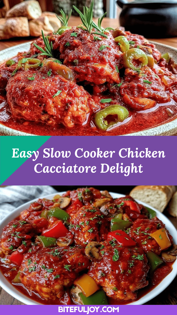 slow cooker chicken cacciatore recipe