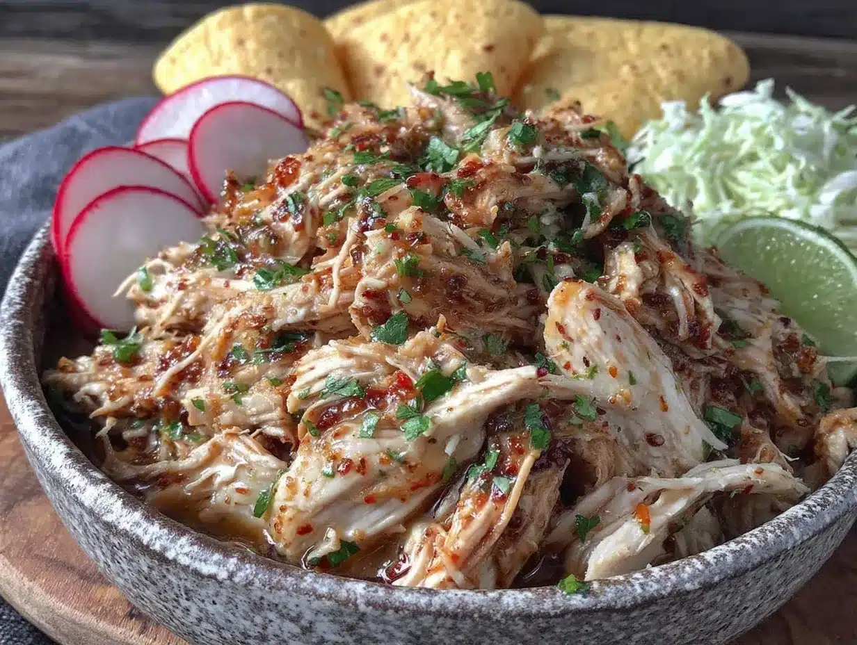 slow cooker cilantro lime chicken preparation steps