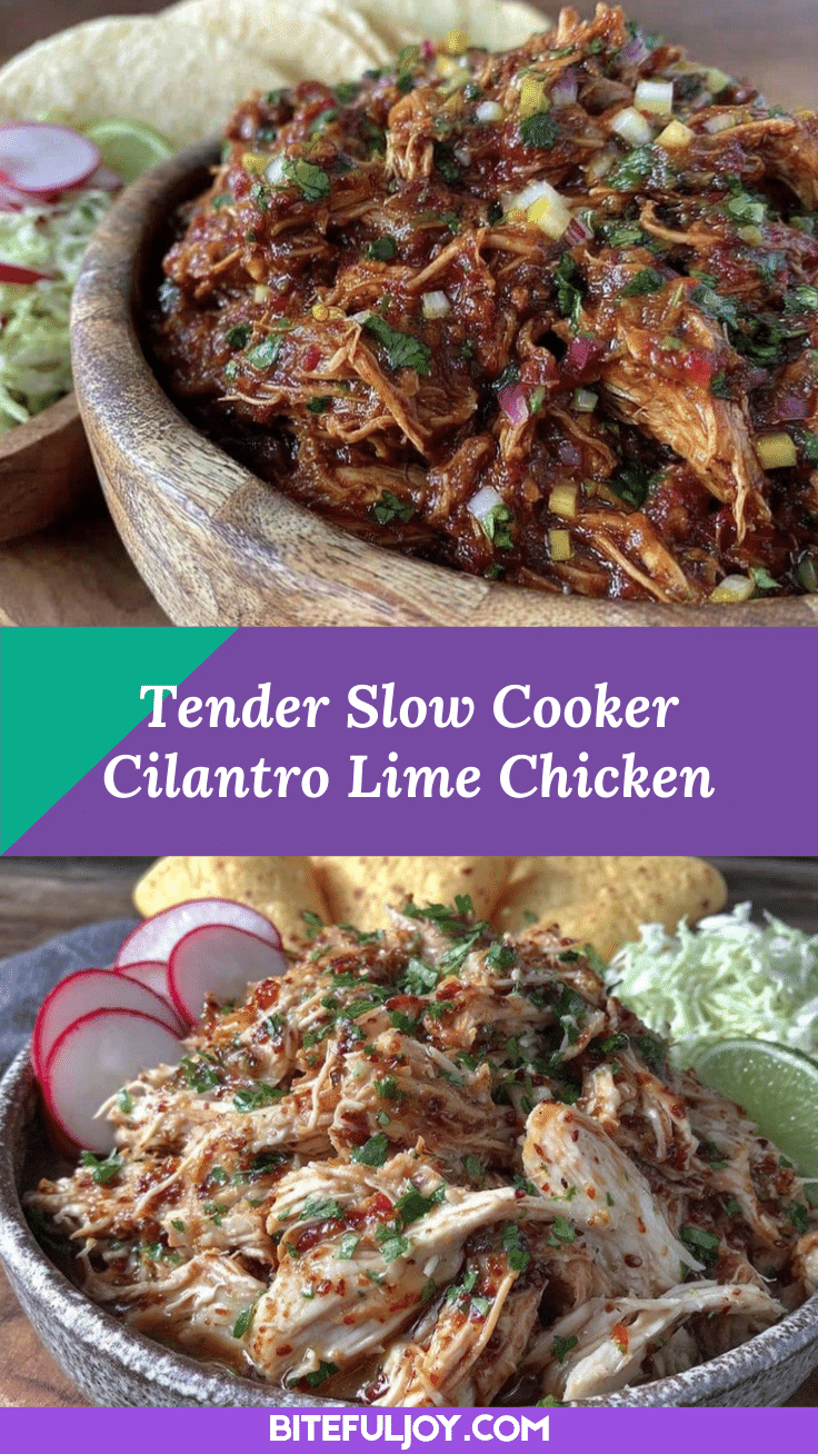 slow cooker cilantro lime chicken recipe