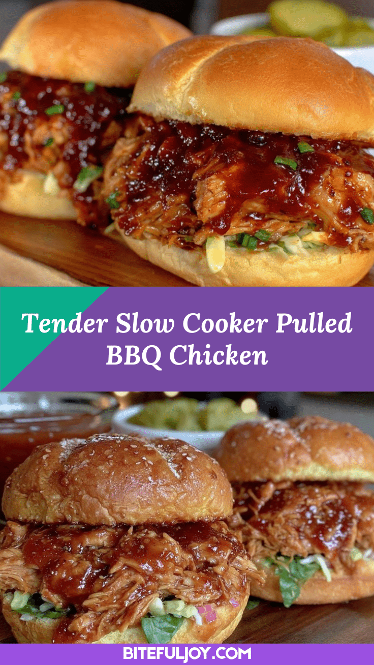 slow cooker pulled bbq chicken sandwiches recipe