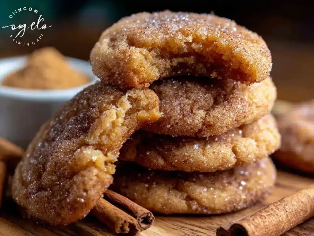 soft snickerdoodle cookies - featured image