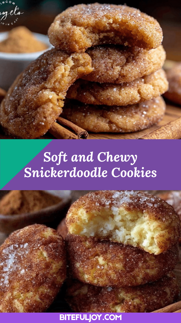 soft snickerdoodle cookies recipe
