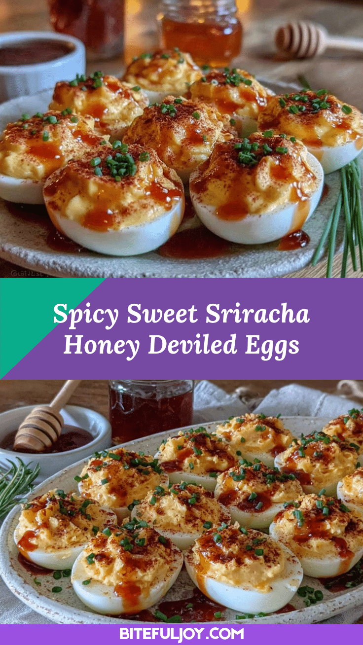 sriracha honey deviled eggs recipe