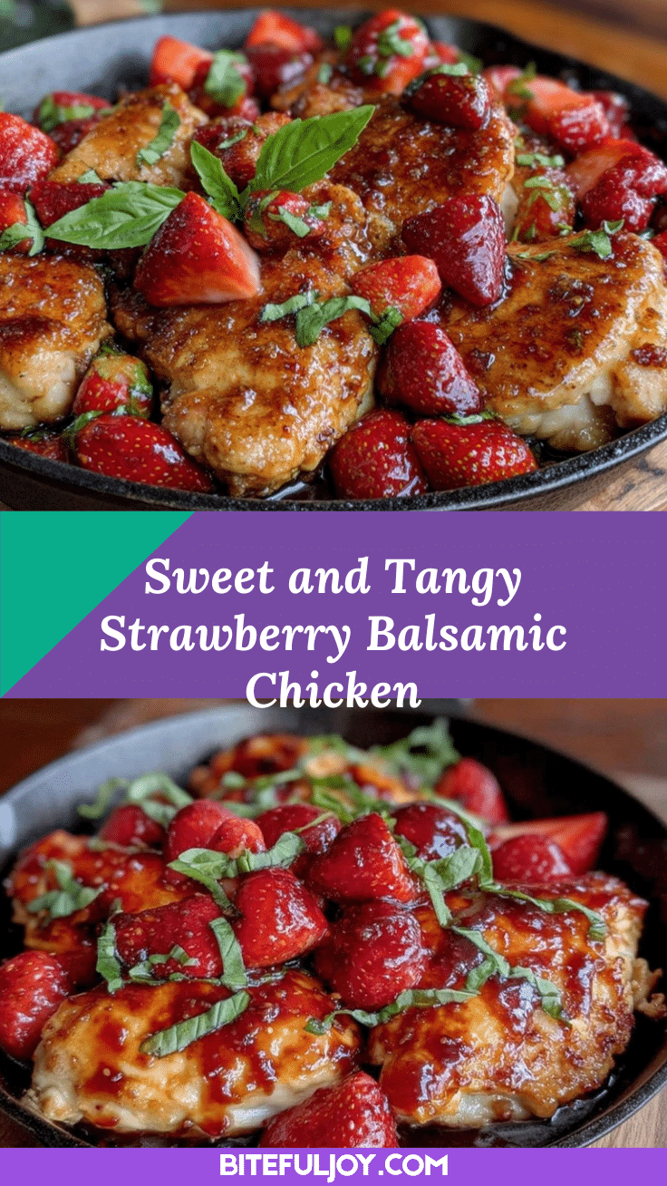 Strawberry Balsamic Chicken Skillet recipe