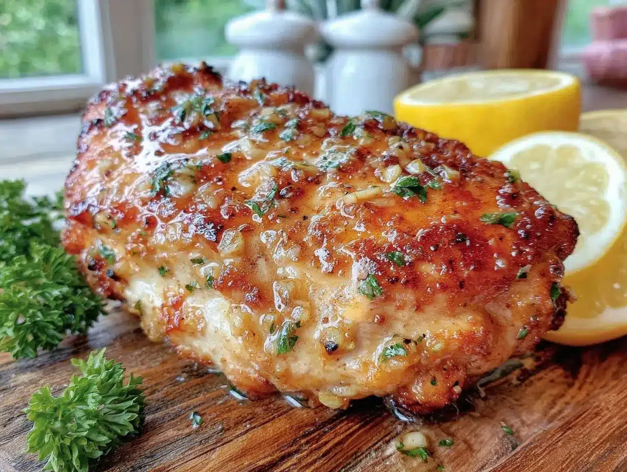 tender lemon garlic chicken breast preparation steps