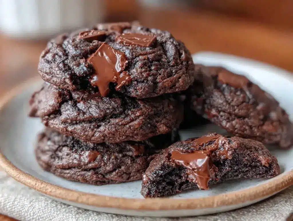 Ultimate Double Chocolate Chunk Cookies - featured image