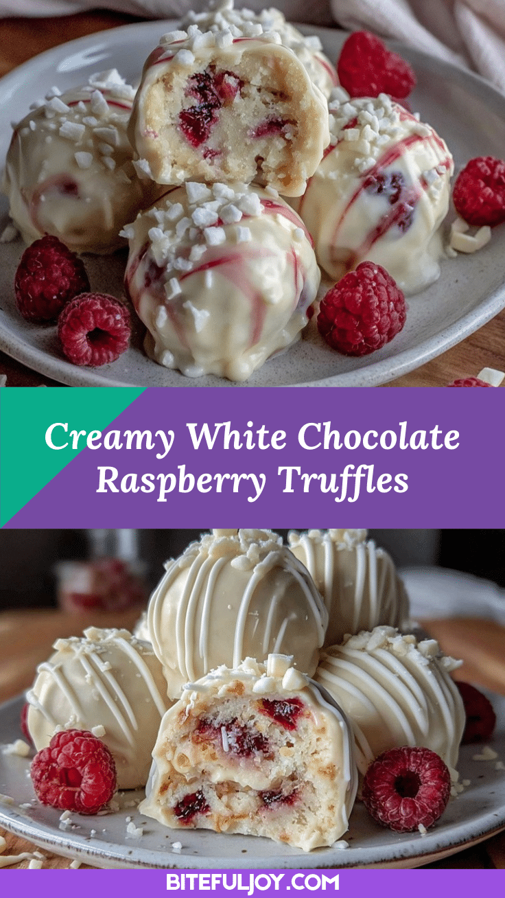 white chocolate raspberry truffles recipe