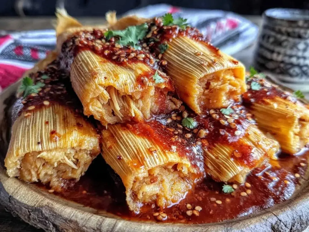 authentic chicken tamales - featured image
