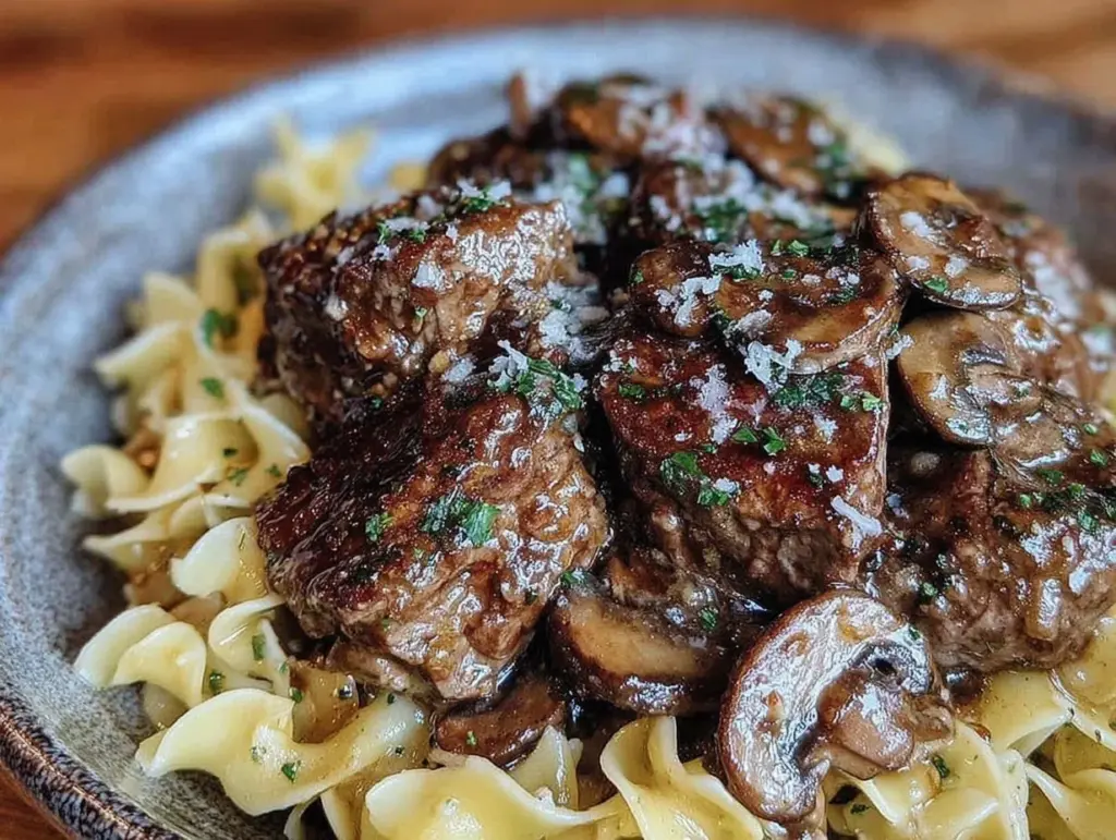 beef stroganoff recipe - featured image