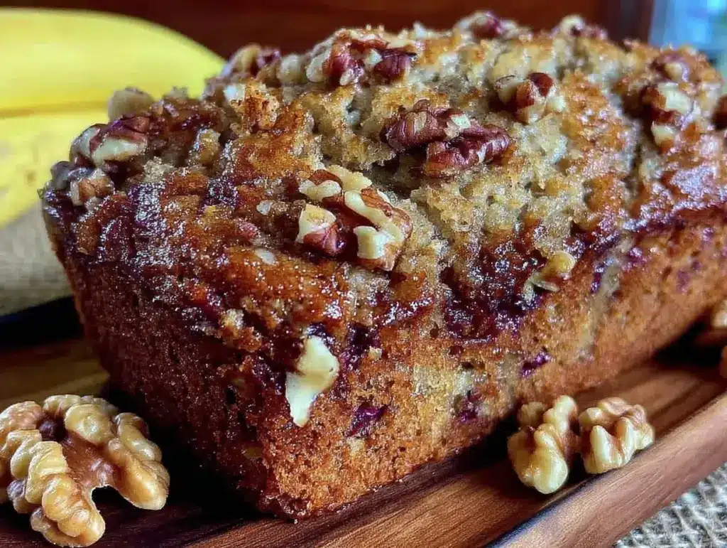 brown butter banana bread - featured image