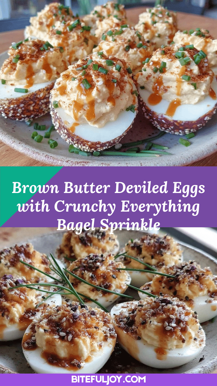 brown butter deviled eggs recipe