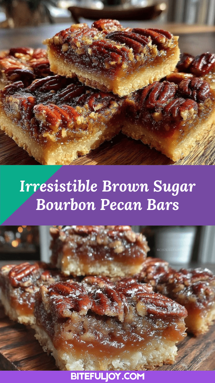 brown sugar bourbon pecan pie bars recipe