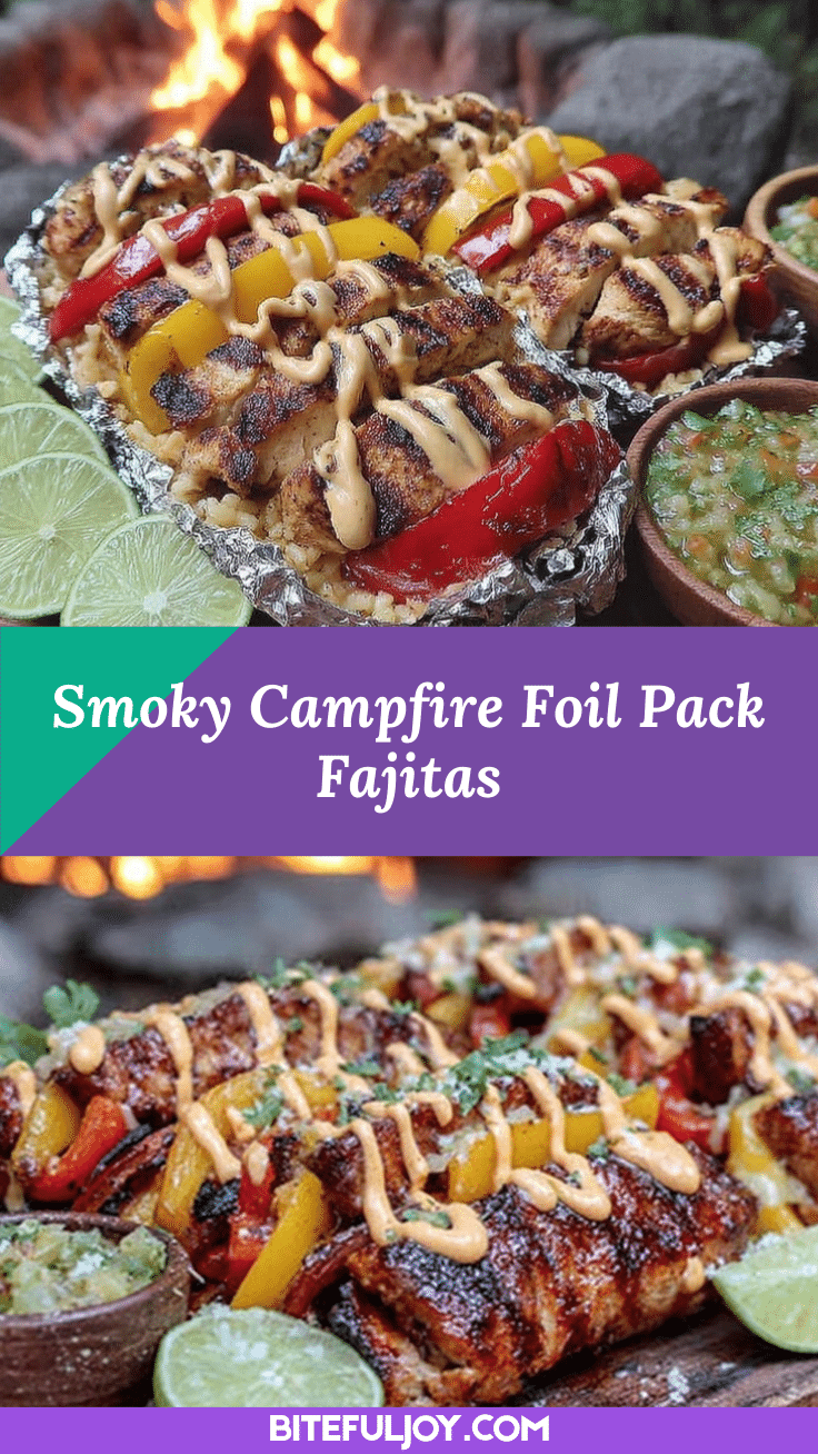 campfire foil pack fajitas recipe