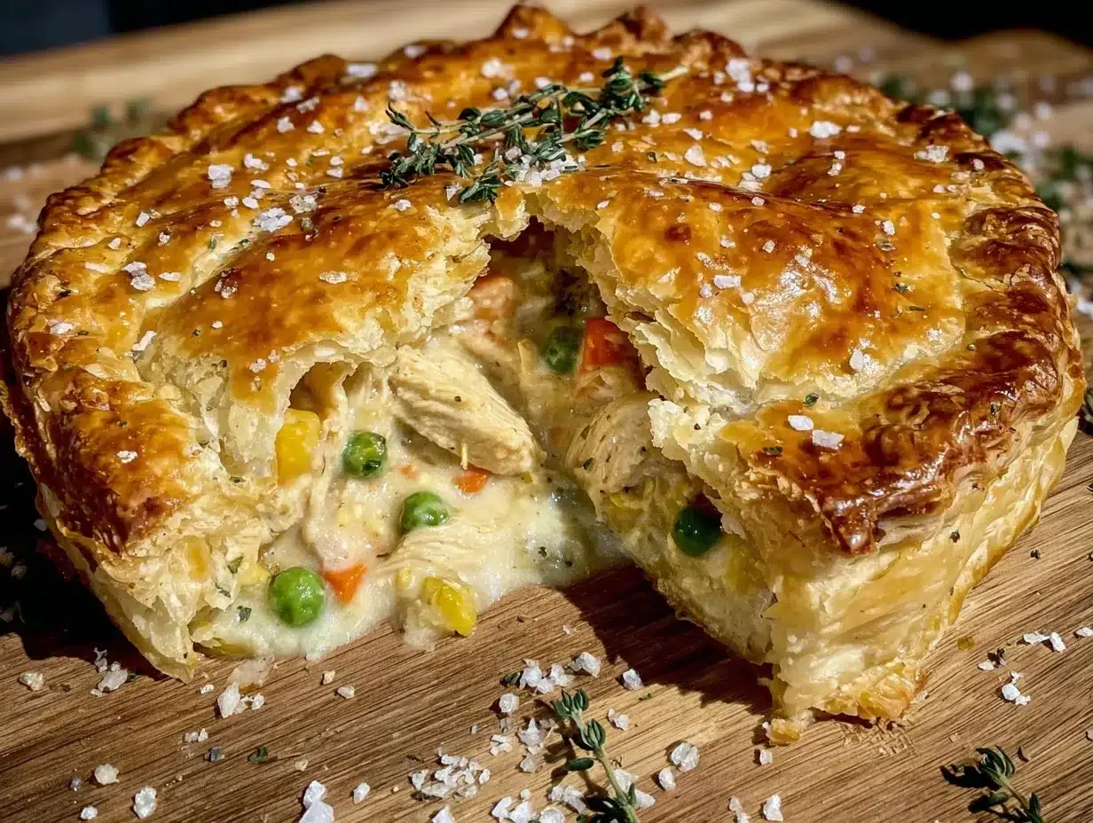 chicken pot pie preparation steps