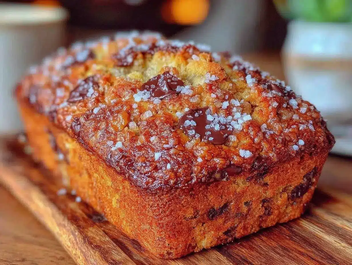 chocolate chip banana bread preparation steps