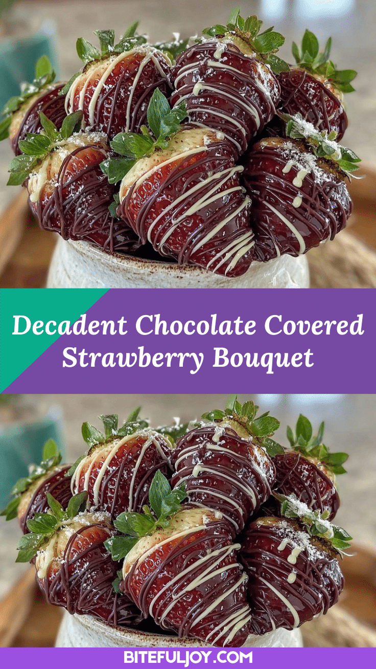 chocolate covered strawberry bouquet recipe