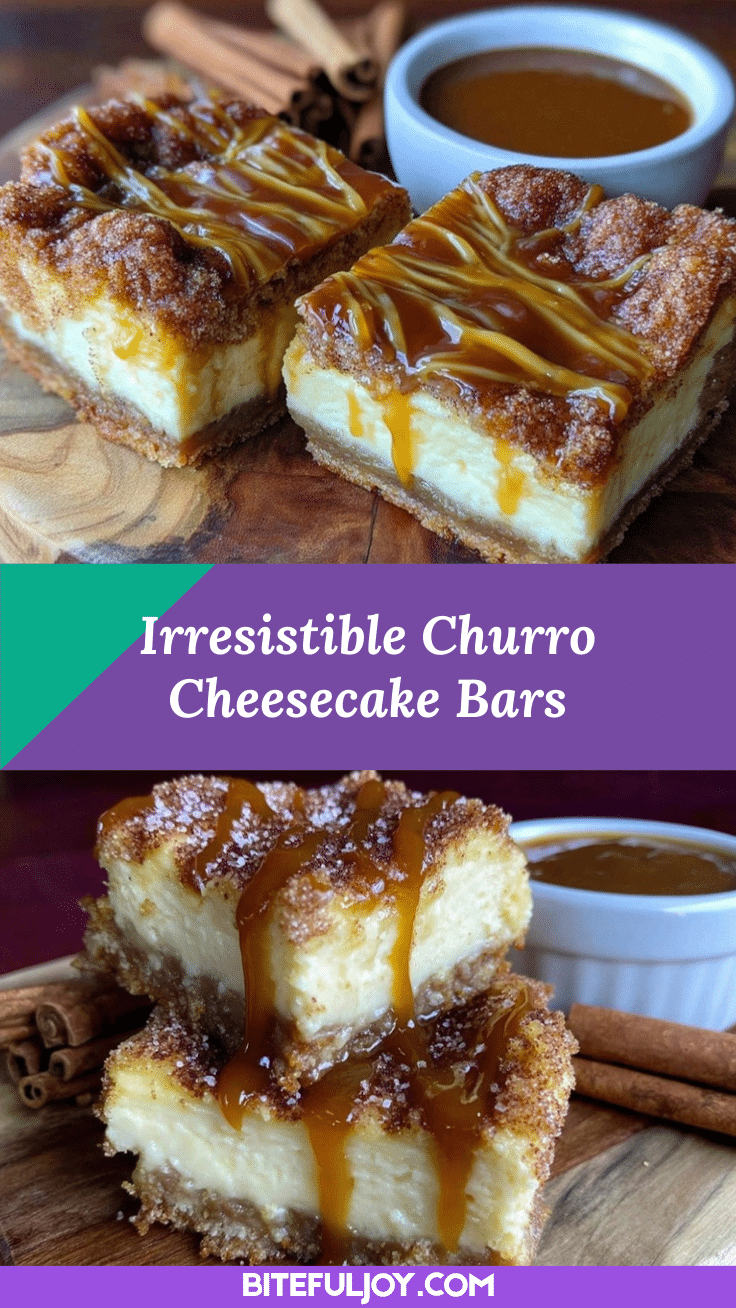 churro cheesecake bars recipe