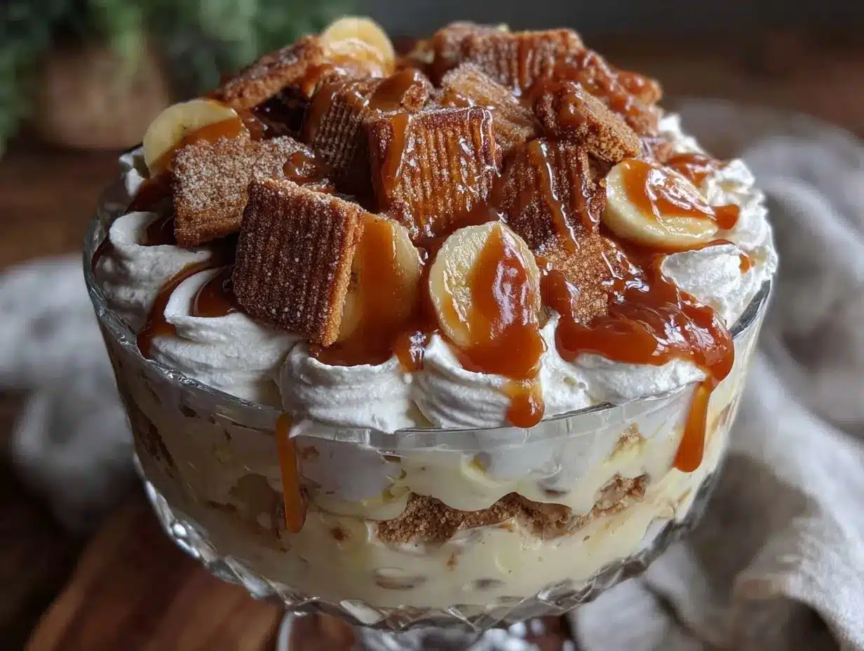 creamy banana pudding trifle preparation steps