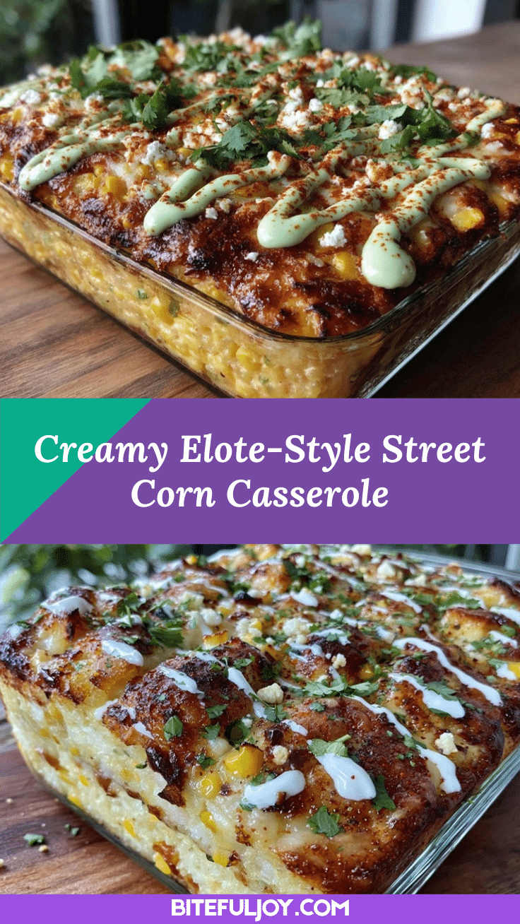creamy elote-style street corn casserole recipe