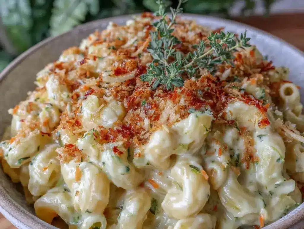 creamy hidden veggie mac and cheese - featured image