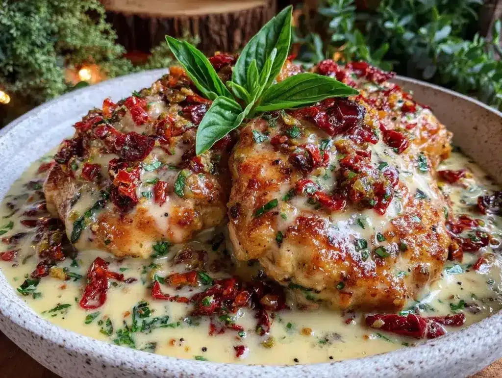 creamy marry me chicken - featured image
