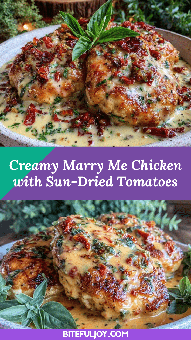 creamy marry me chicken recipe