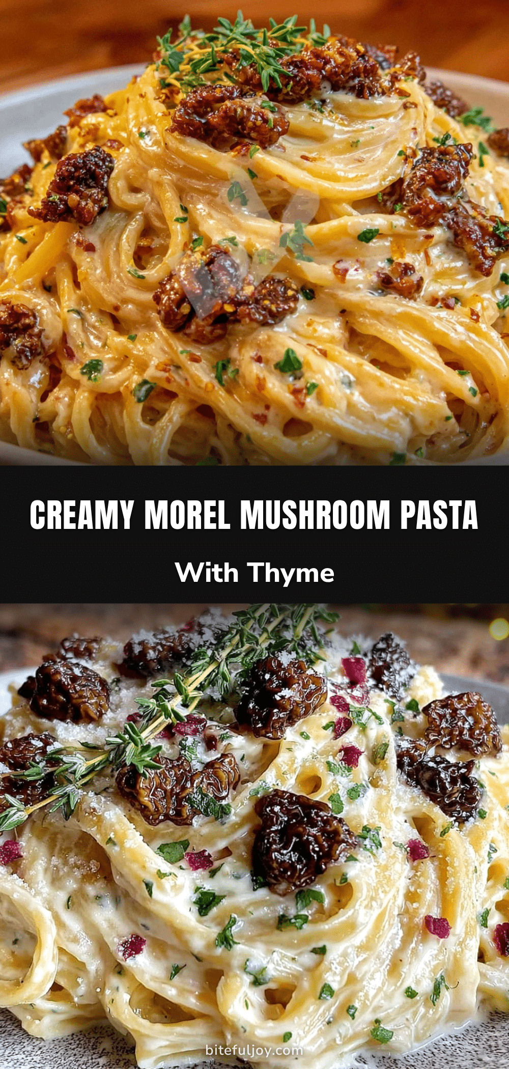 creamy morel mushroom pasta recipe