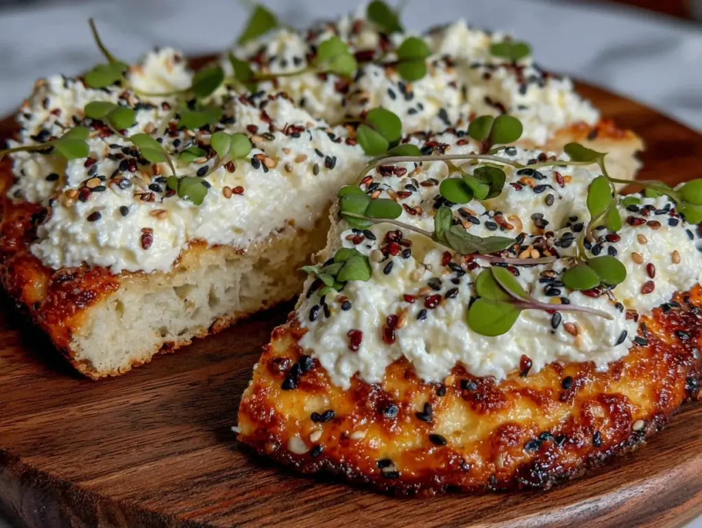 crispy high-protein cottage cheese flatbread - featured image