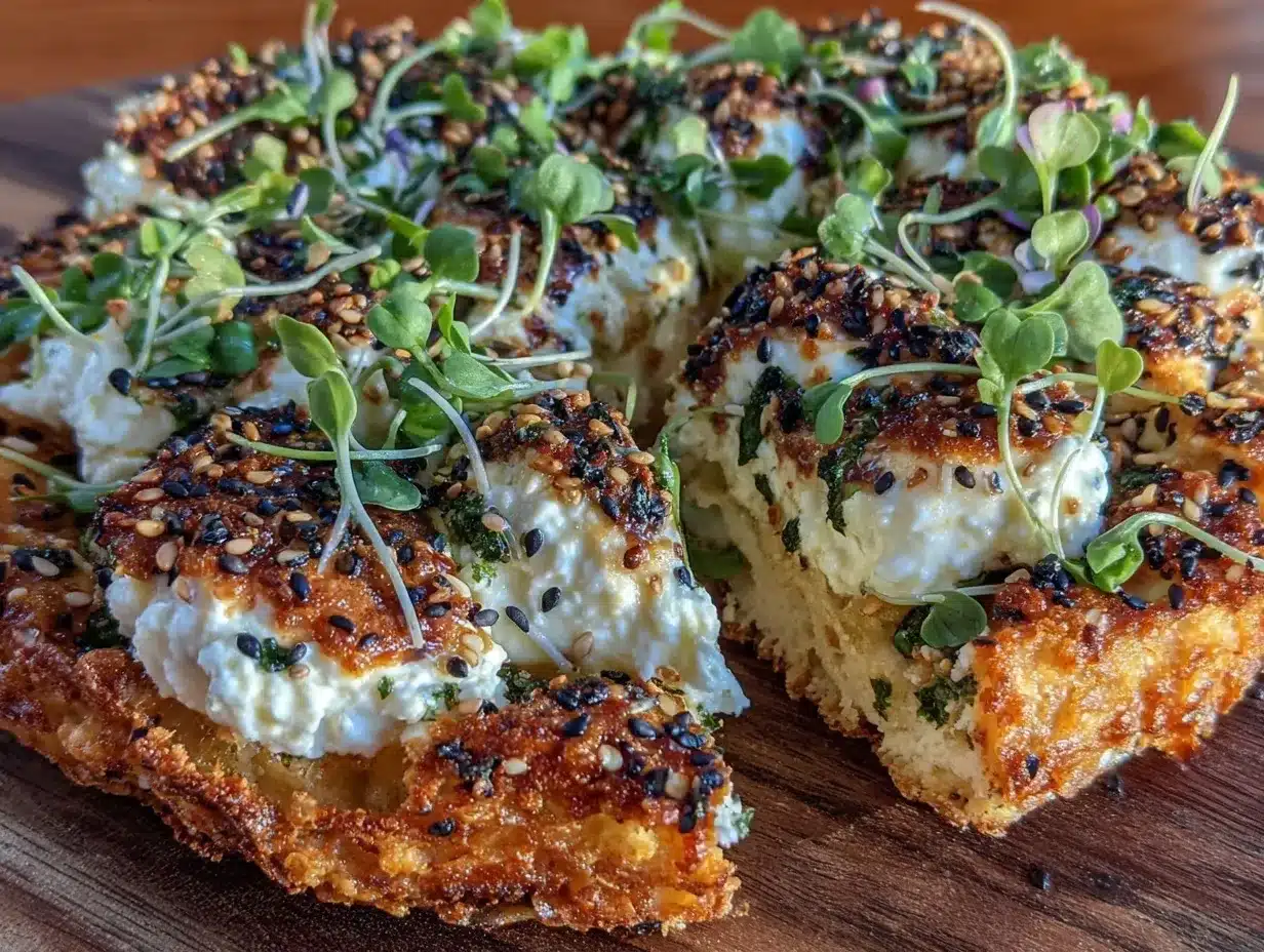 crispy high-protein cottage cheese flatbread preparation steps