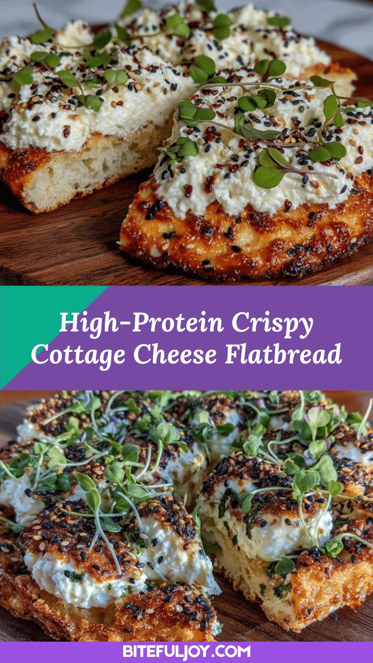 crispy high-protein cottage cheese flatbread recipe