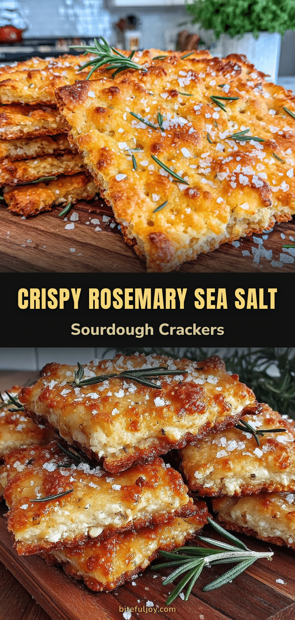 crispy sourdough discard crackers recipe
