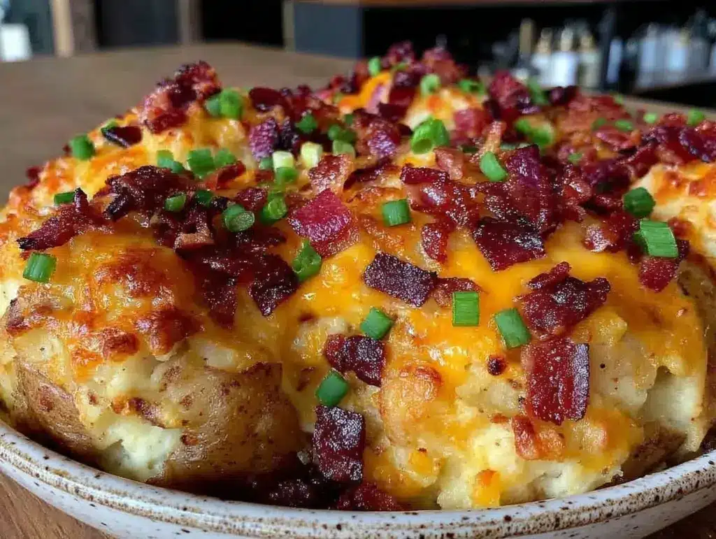 crispy twice-baked potato casserole - featured image