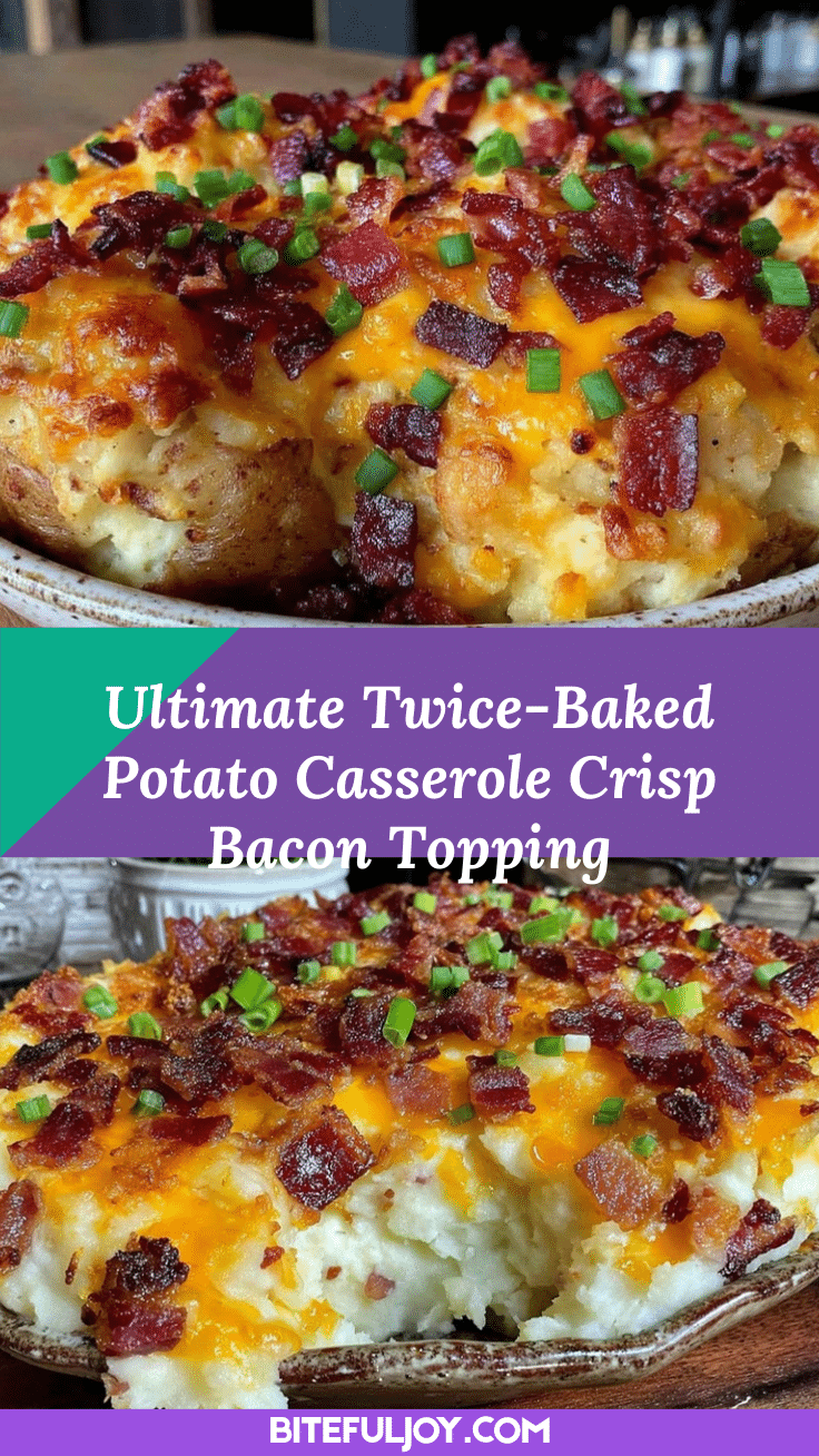 crispy twice-baked potato casserole recipe