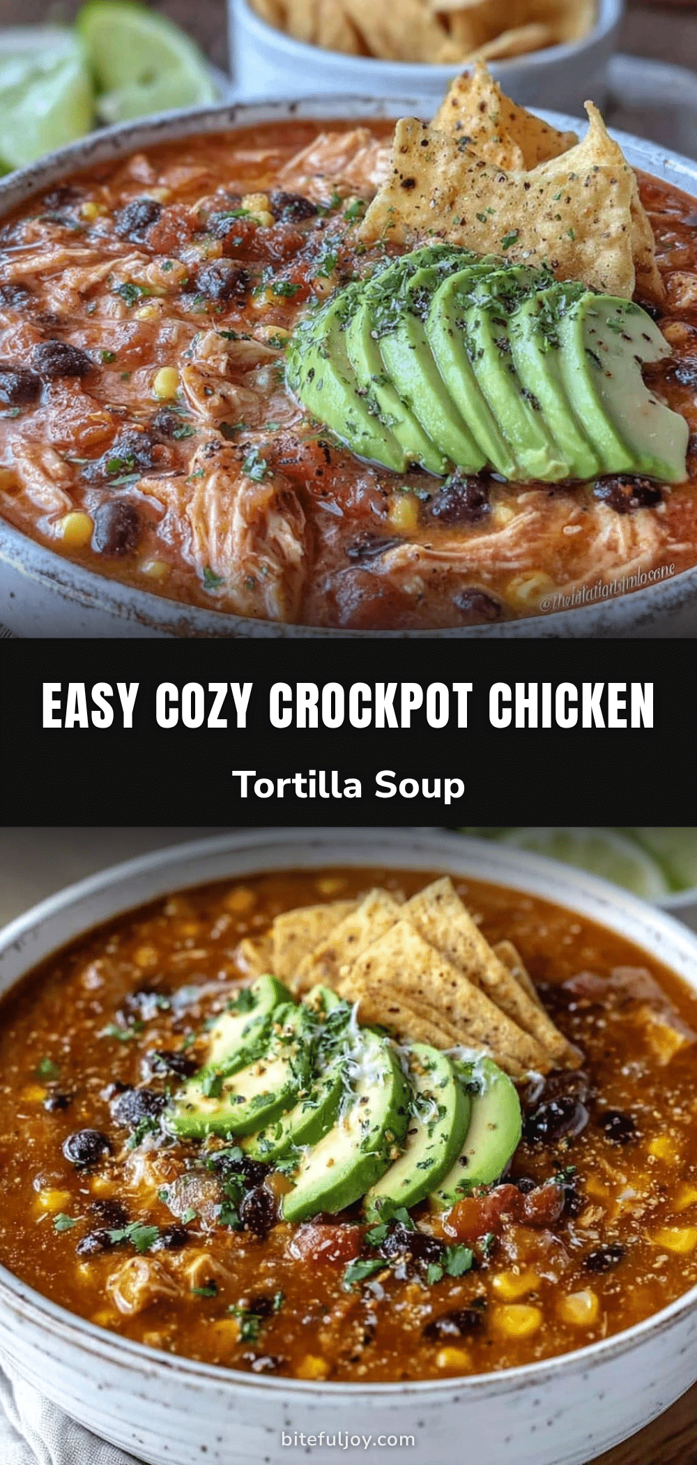 crockpot chicken tortilla soup recipe