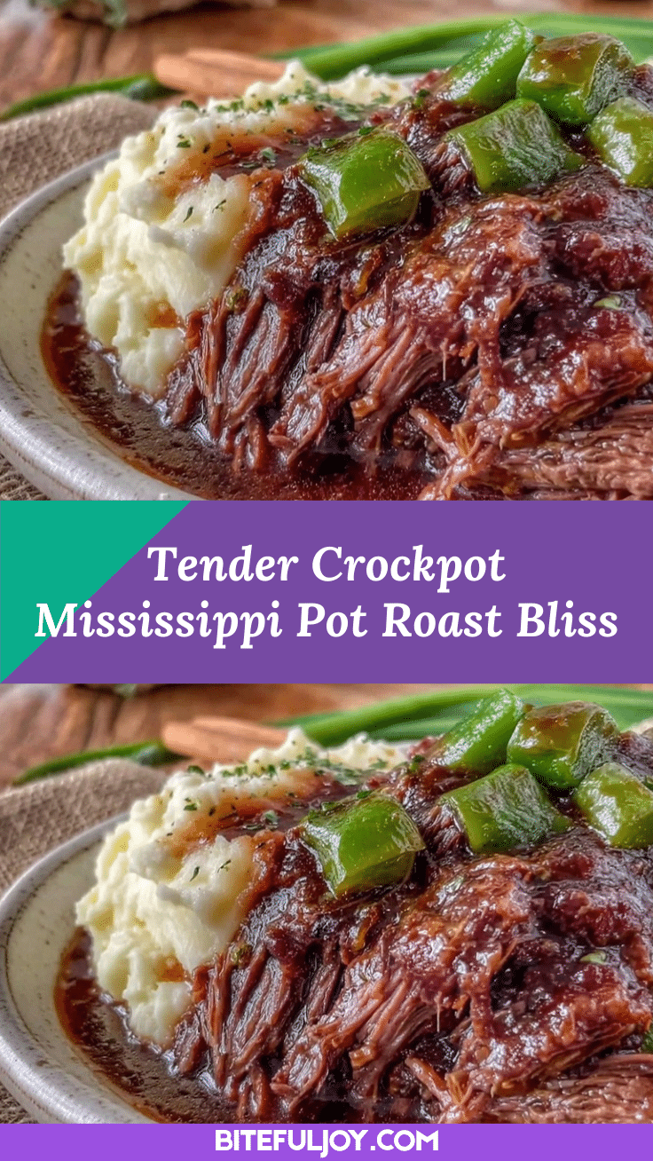 Crockpot Mississippi Pot Roast recipe