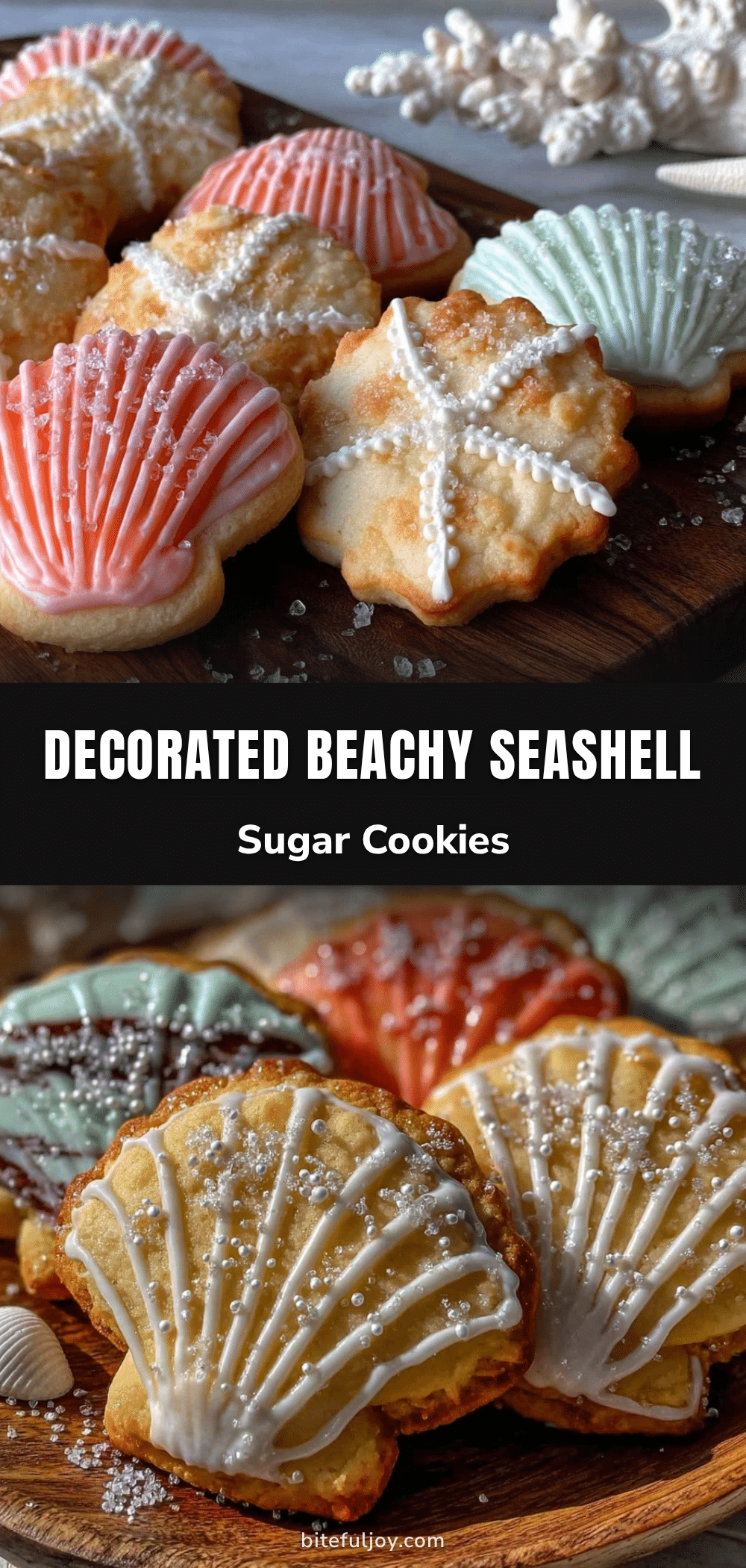 decorated beach theme sugar cookies recipe