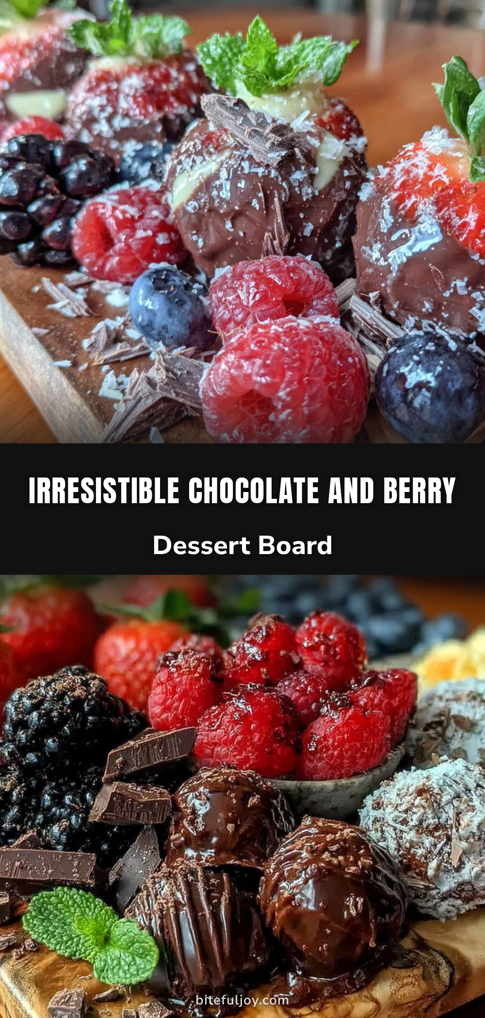 dessert charcuterie board with chocolate and berries recipe