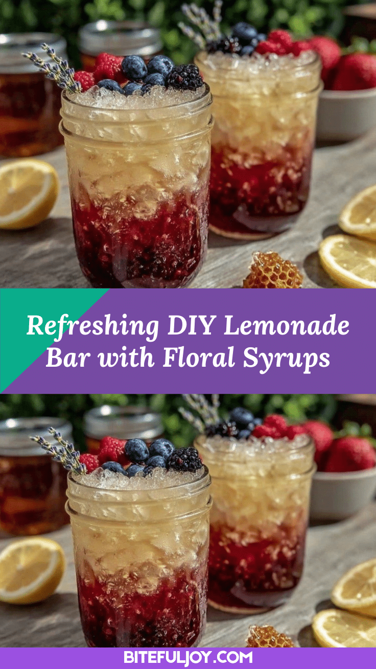 DIY lemonade bar recipe