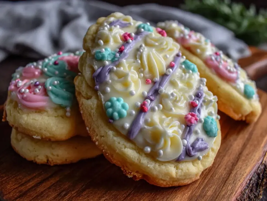 Easter egg sugar cookies - featured image