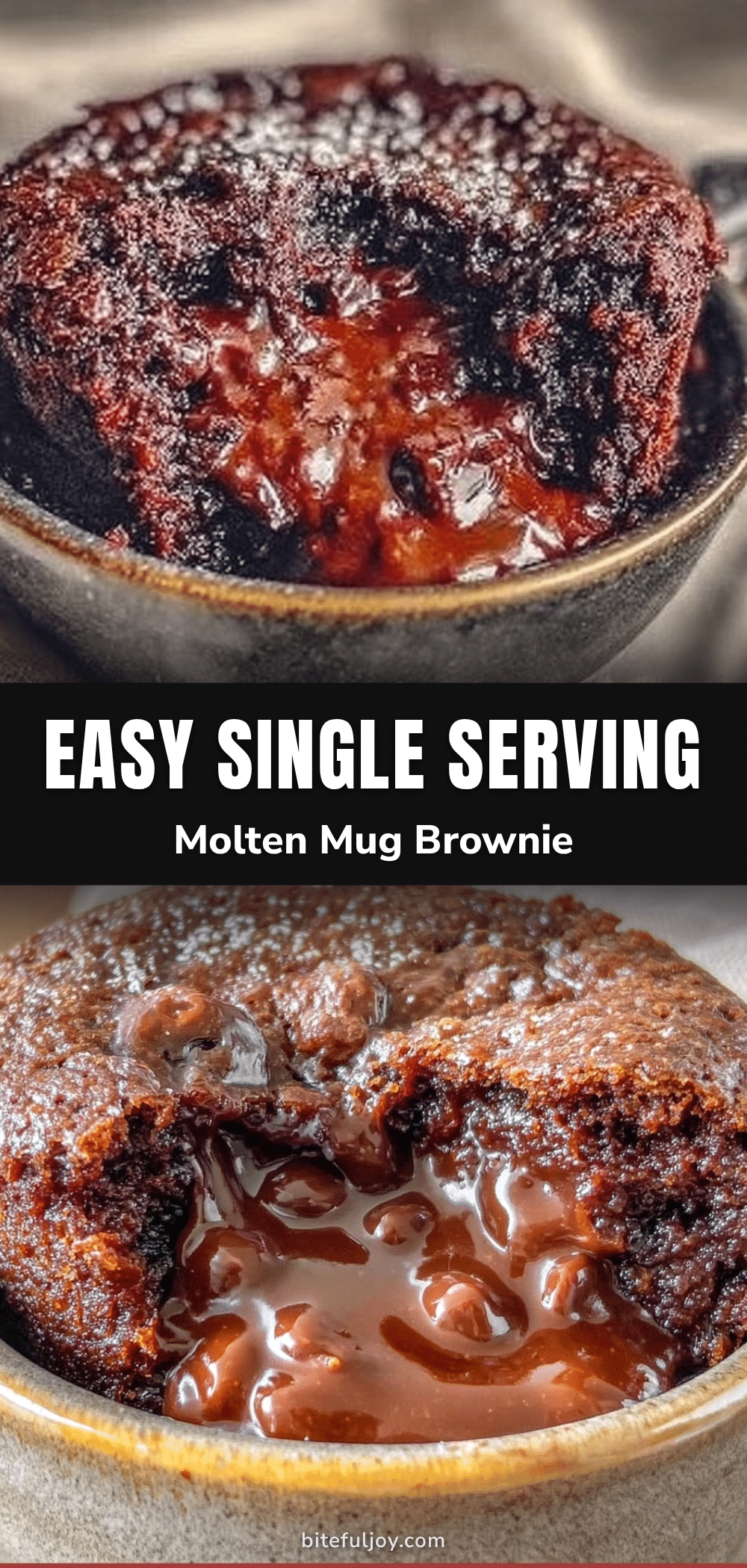 easy single serving molten mug brownie recipe