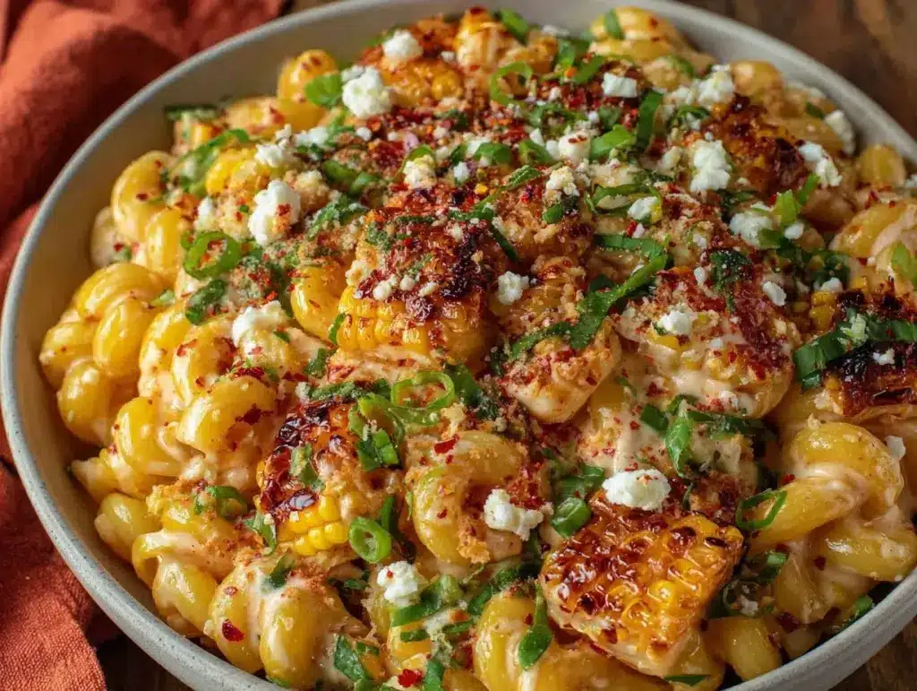 elote street corn pasta salad - featured image
