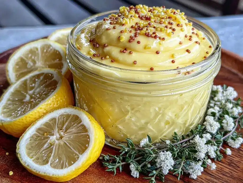 fresh lemon vinaigrette dressing - featured image