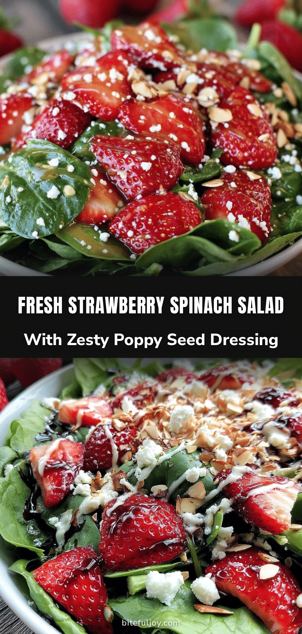 fresh strawberry spinach salad recipe