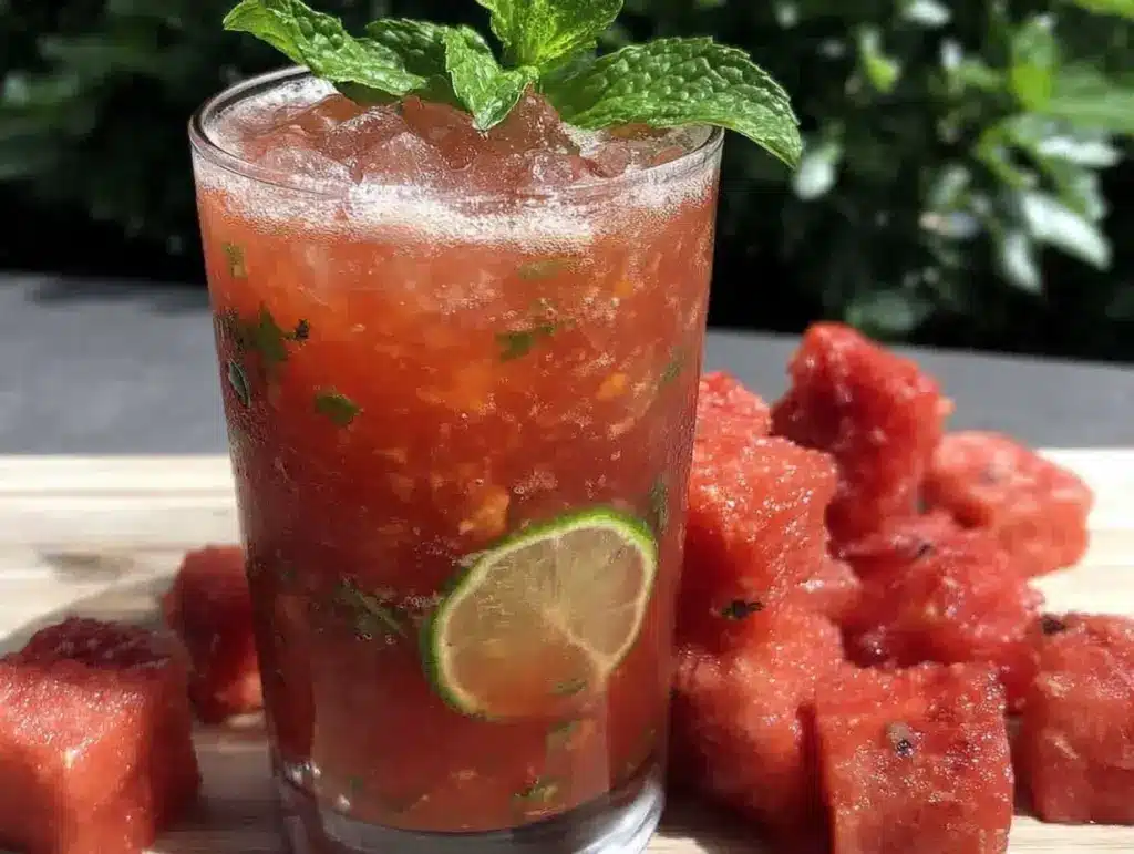 fresh watermelon agua fresca - featured image