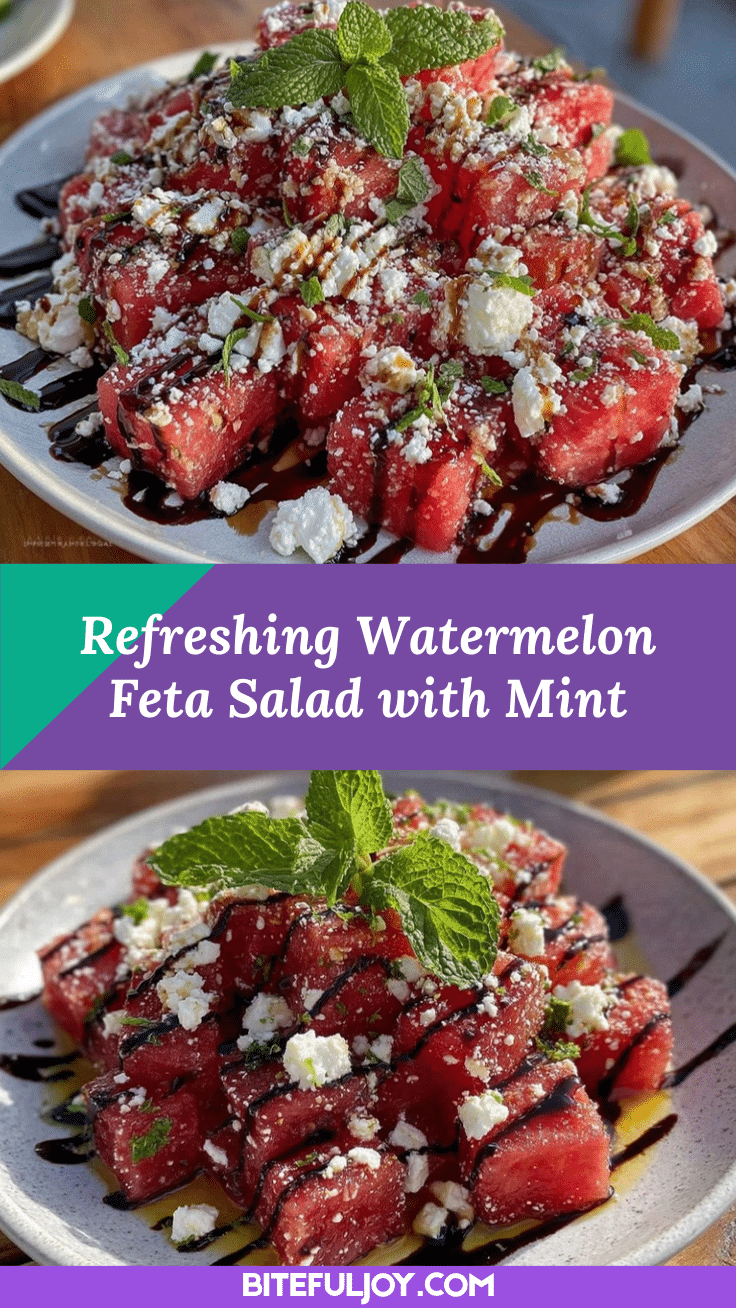 fresh watermelon feta salad recipe